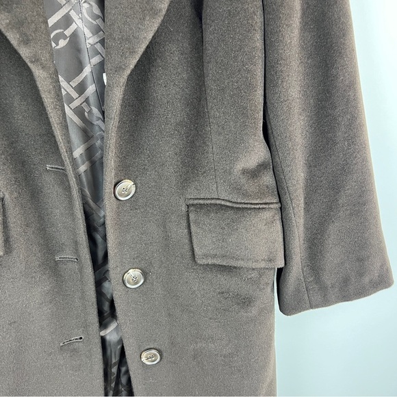 Jones New York Vintage 90's Wool Angora Blend Long Coat Size 6 - Picture 3 of 13